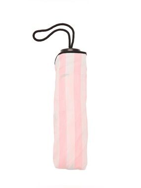 Victoria’s Secret Packable Umbrella Heritage Stripe Pink/White NWT